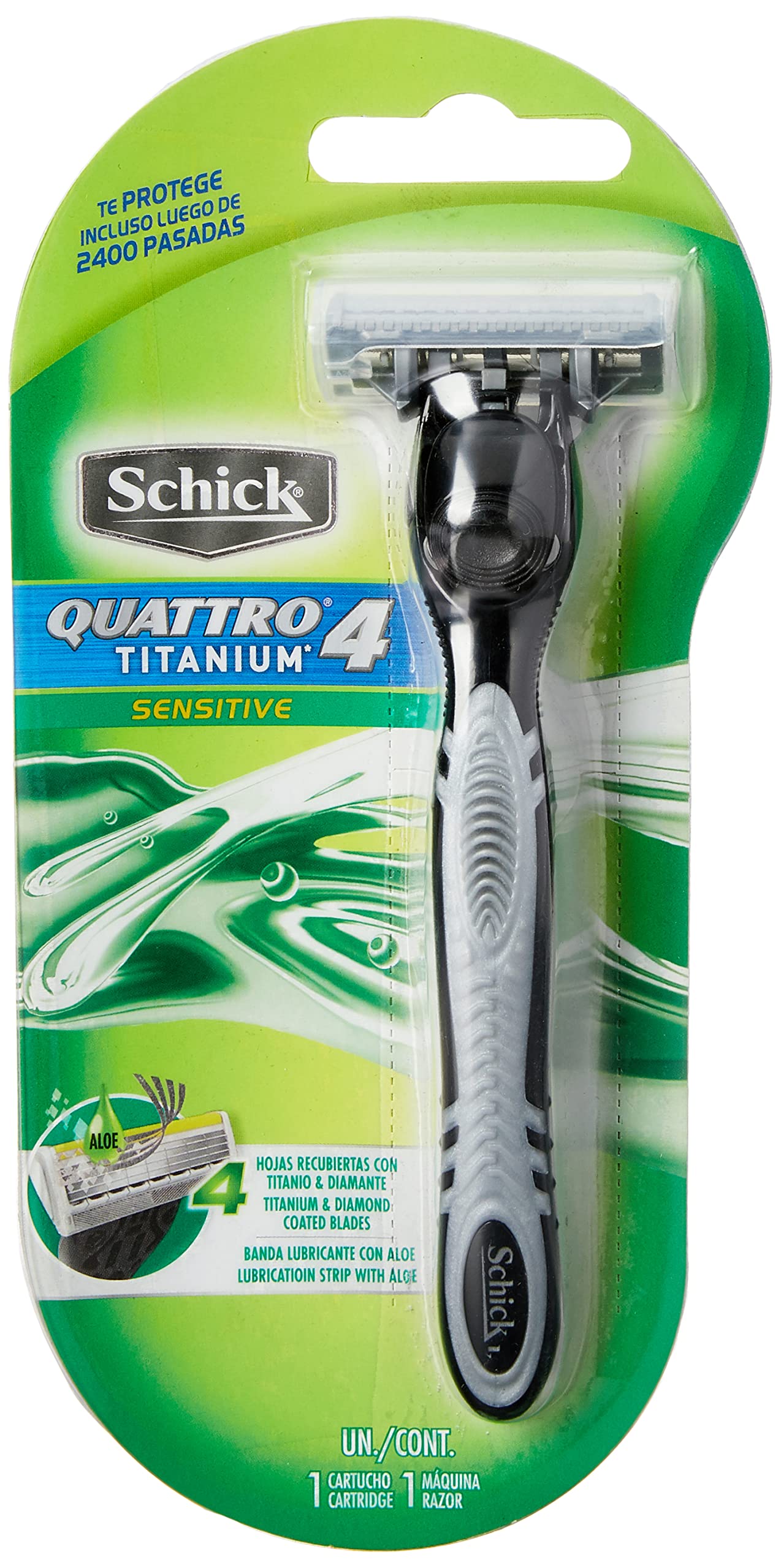 Schick Aparelho Schick Quattro Titanium Sistema* : Amazon.com.br